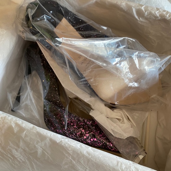 🎁HP🎁 Jimmy Choo Romy Gradient Pink & Black 100mm Pumps - Picture 2 of 12